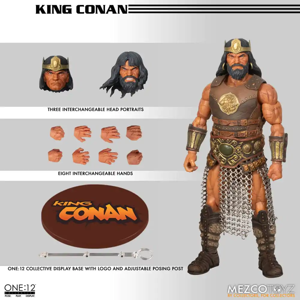 Conan the Barbarian 1/12 King Conan akciófigura 17 cm termékfotó