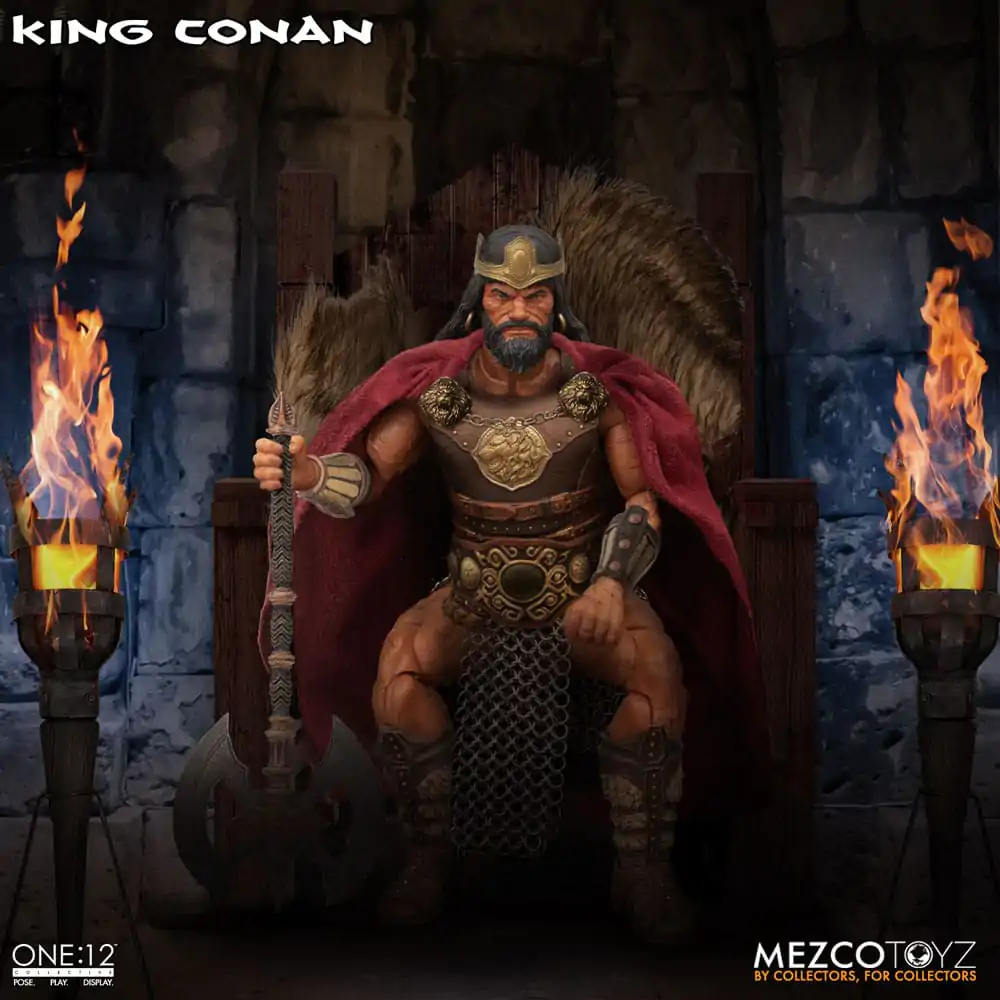 Conan the Barbarian 1/12 King Conan akciófigura 17 cm termékfotó