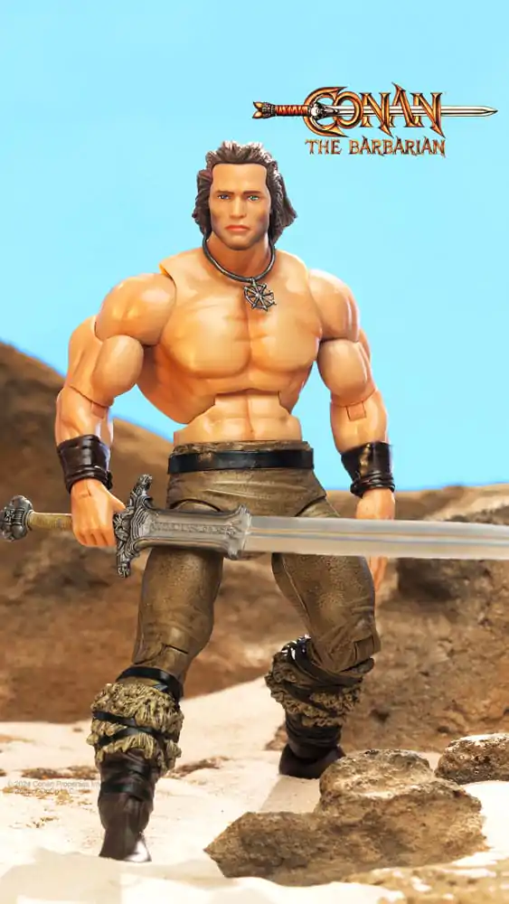 Conan the Barbarian 1982 Deluxe Conan Iconic Pose akciófigura 18 cm termékfotó