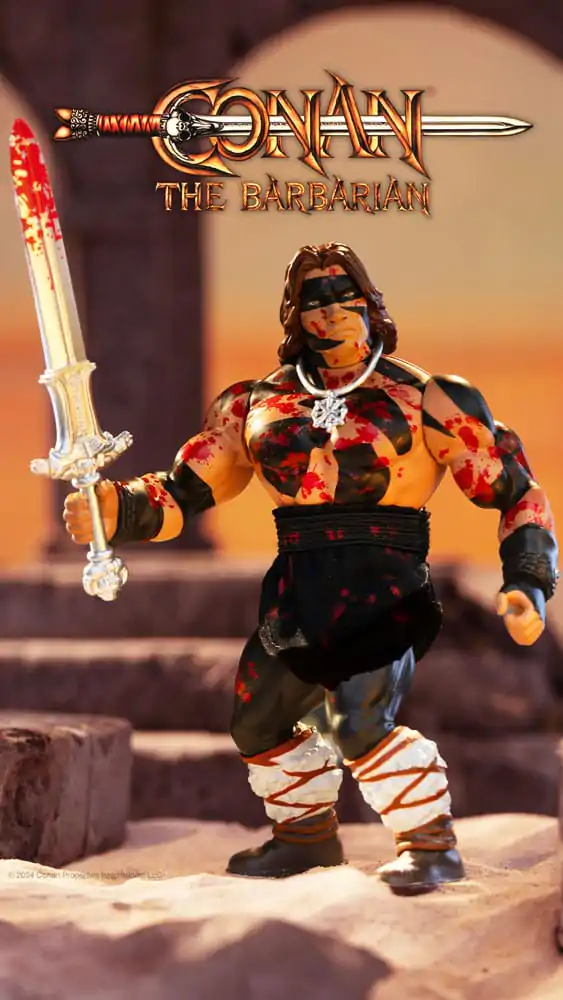 Conan the Barbarian 1982 Vintage Collection Wave 1 Conan Blood Splatter Ver. akciófigura 14 cm termékfotó