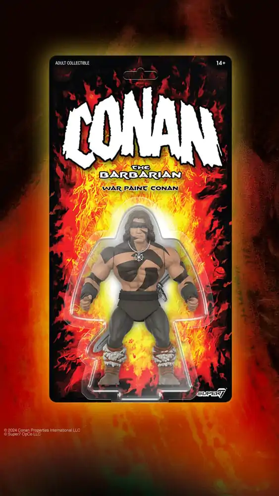 Conan the Barbarian 1982 Vintage Collection Wave 1 Conan Warpaint Ver. akciófigura 14 cm termékfotó