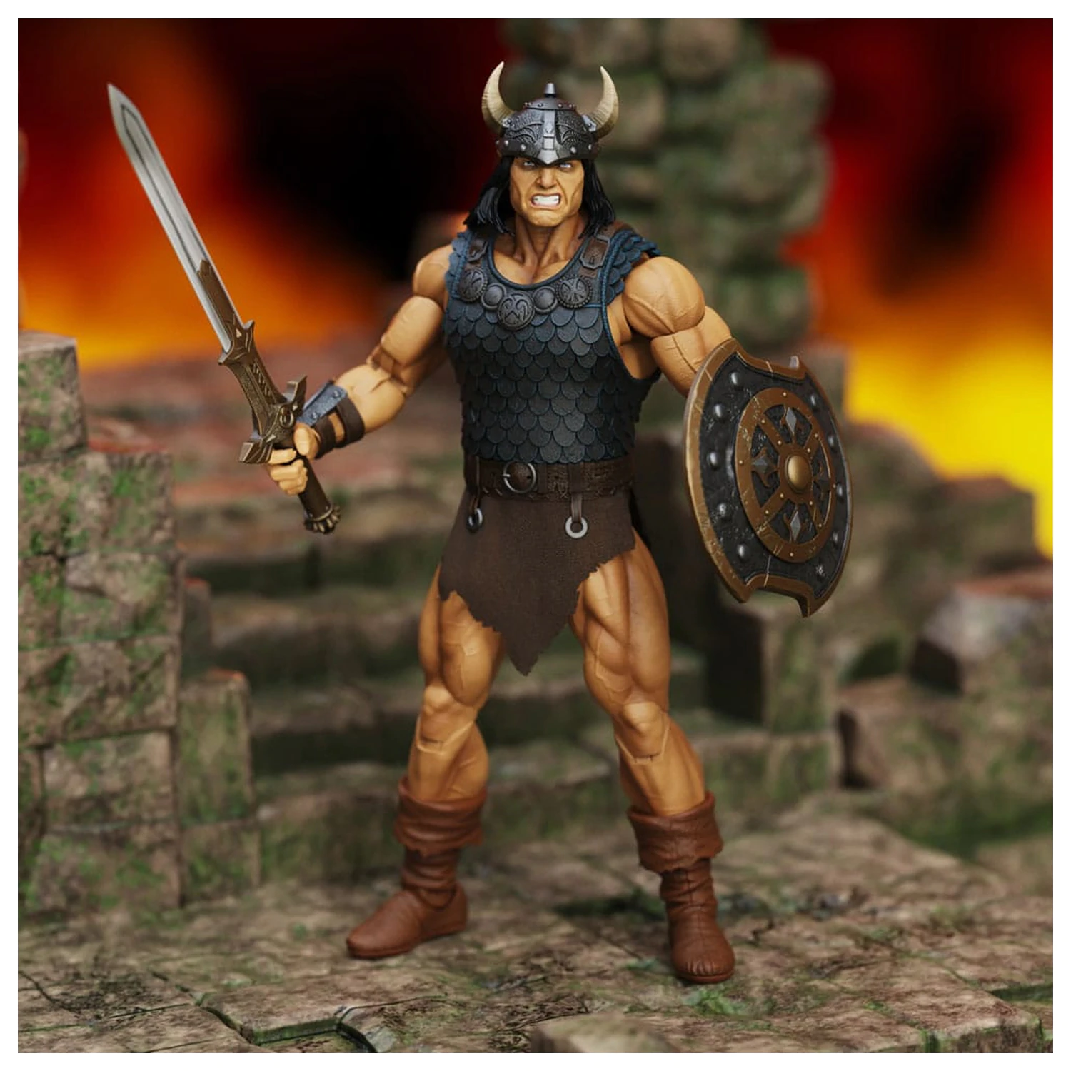 Conan the Barbarian Epic H.A.C.K.S. akciófigura 1/12 Conan: Reaver of the Black Coast termékfotó