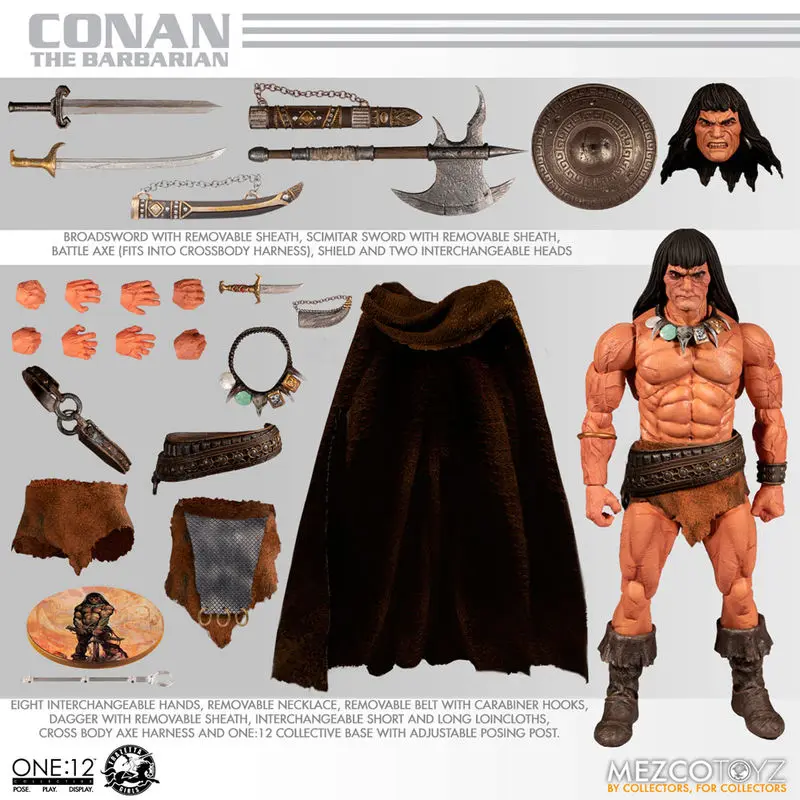 Conan The Barbarian Mozgatható figura 17cm termékfotó