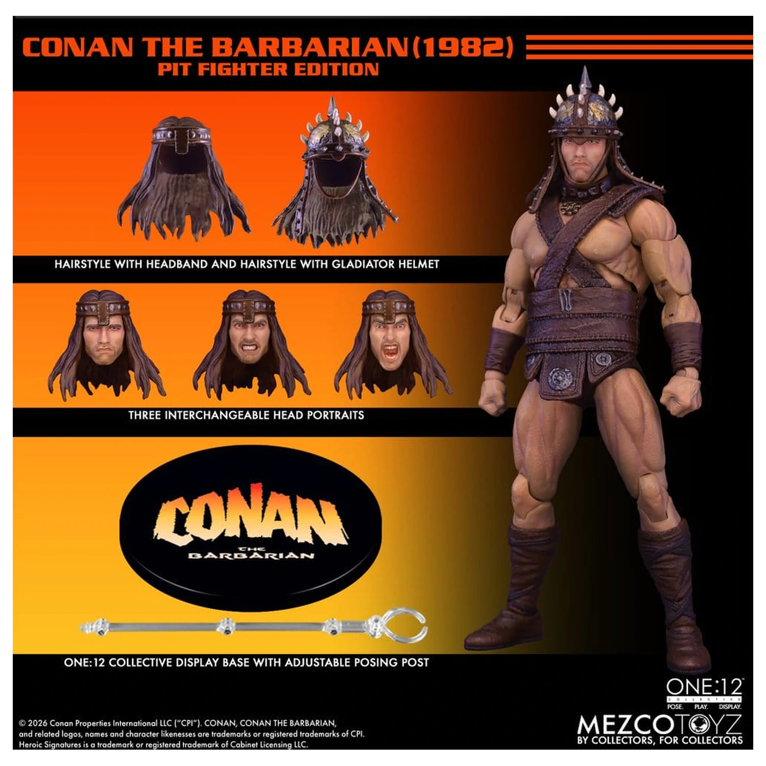 Conan the Barbarian One:12 Collective 1/12 Conan (Pit Fighter Edition) akciófigura 16 cm termékfotó