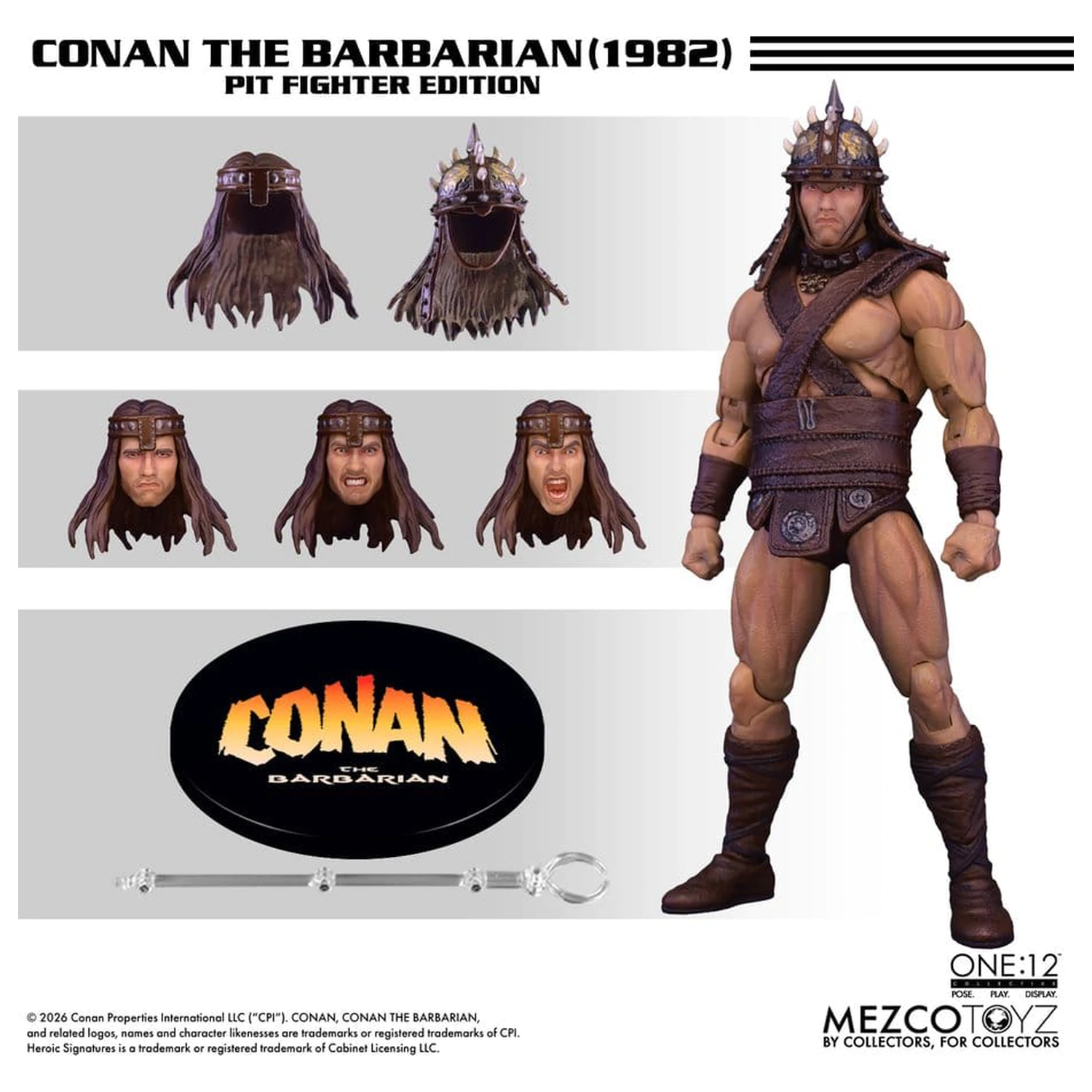 Conan the Barbarian One:12 Collective 1/12 Conan (Pit Fighter Edition) akciófigura 16 cm termékfotó