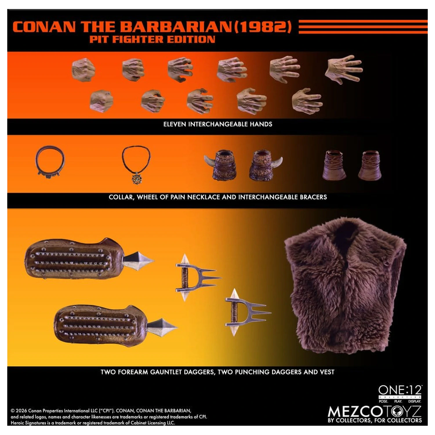 Conan the Barbarian One:12 Collective 1/12 Conan (Pit Fighter Edition) akciófigura 16 cm termékfotó