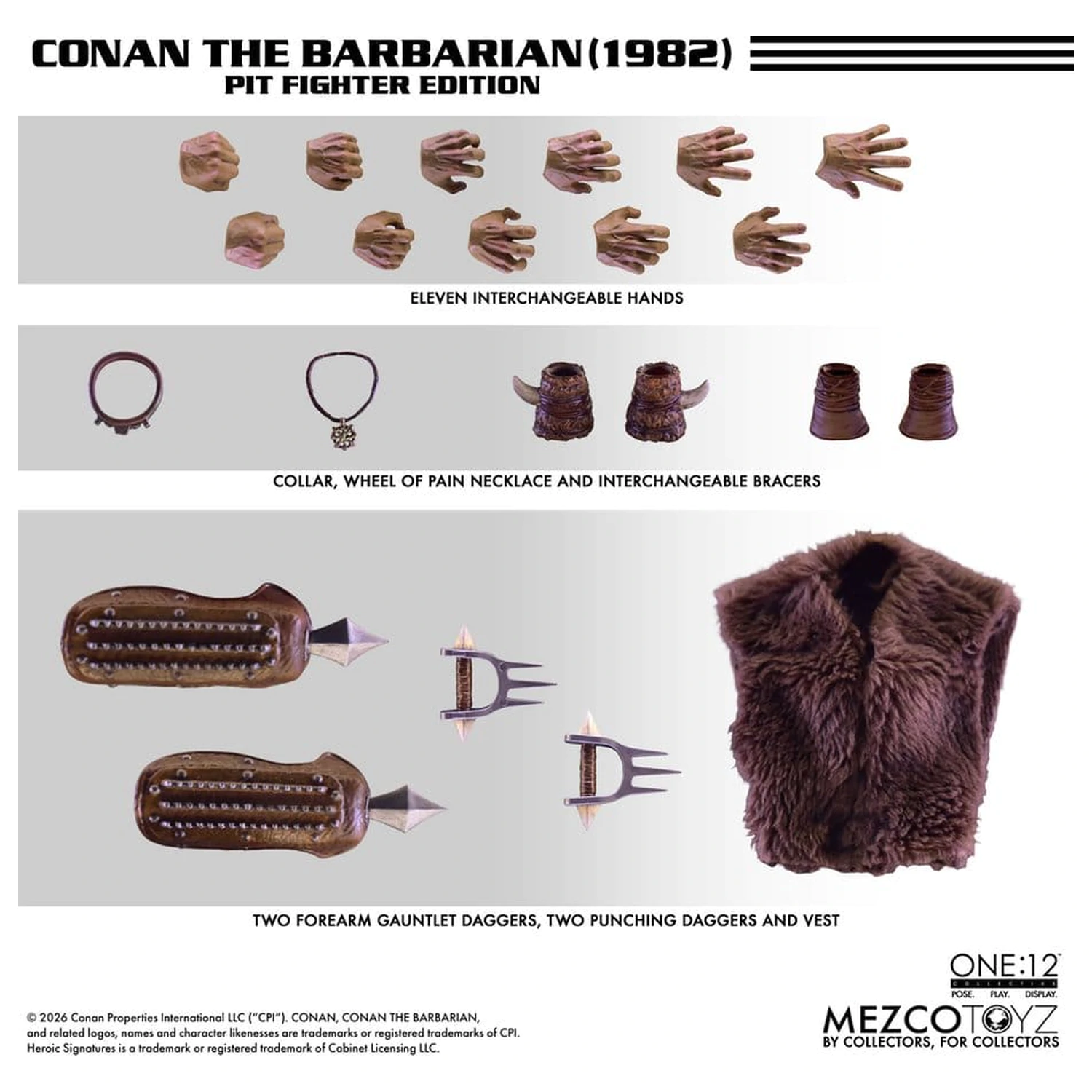 Conan the Barbarian One:12 Collective 1/12 Conan (Pit Fighter Edition) akciófigura 16 cm termékfotó