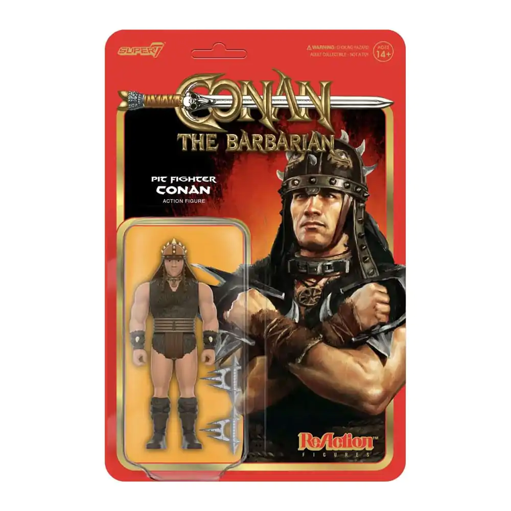 Conan the Barbarian ReAction Wave 01 Pit Fighter Conan akciófigura 10 cm termékfotó