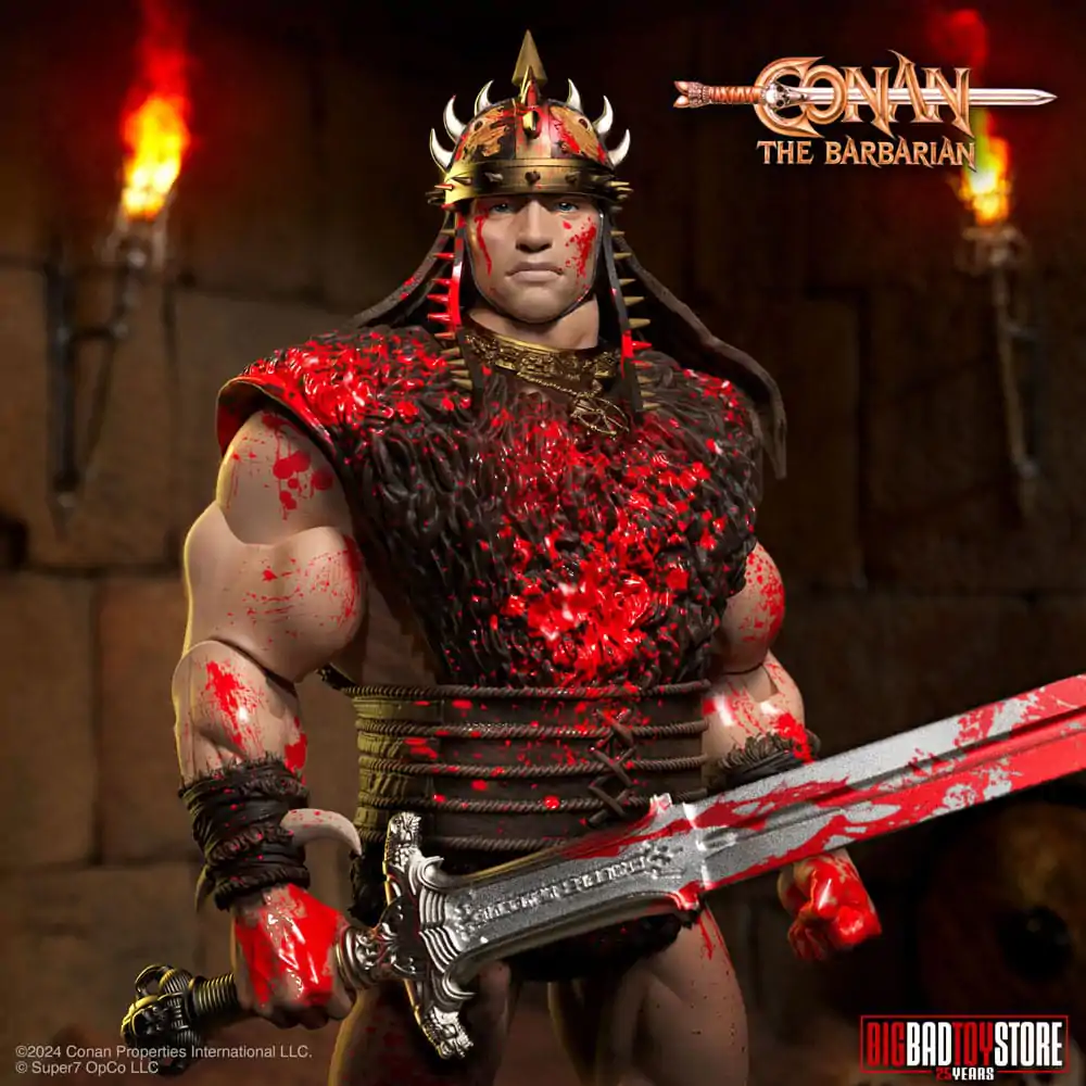 Conan the Barbarian Ultimates Conan Blood Soaked Pit Fighter akciófigura 18 cm termékfotó