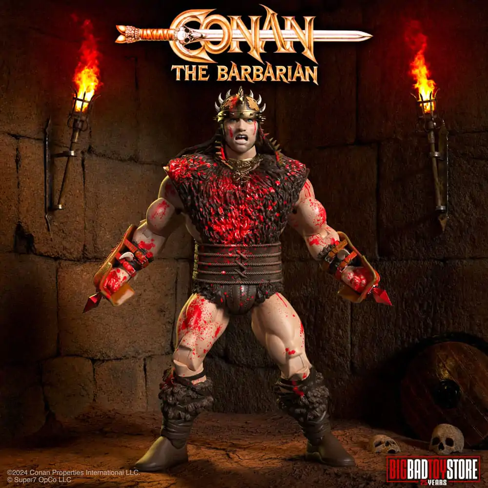 Conan the Barbarian Ultimates Conan Blood Soaked Pit Fighter akciófigura 18 cm termékfotó