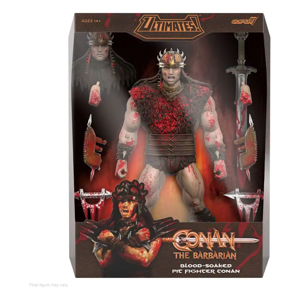 Conan the Barbarian Ultimates Conan Blood Soaked Pit Fighter akciófigura 18 cm termékfotó