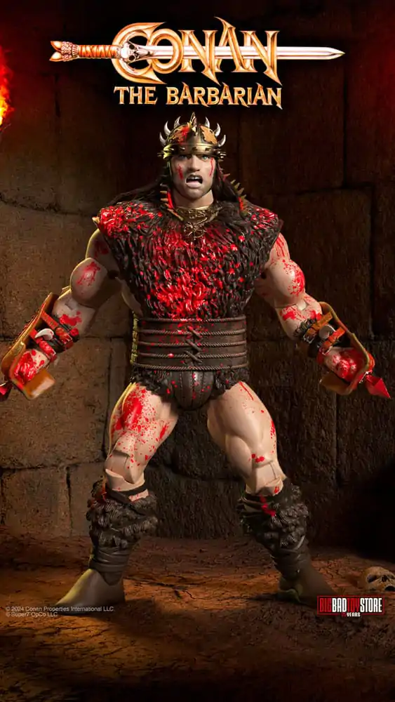 Conan the Barbarian Ultimates Conan Blood Soaked Pit Fighter akciófigura 18 cm termékfotó