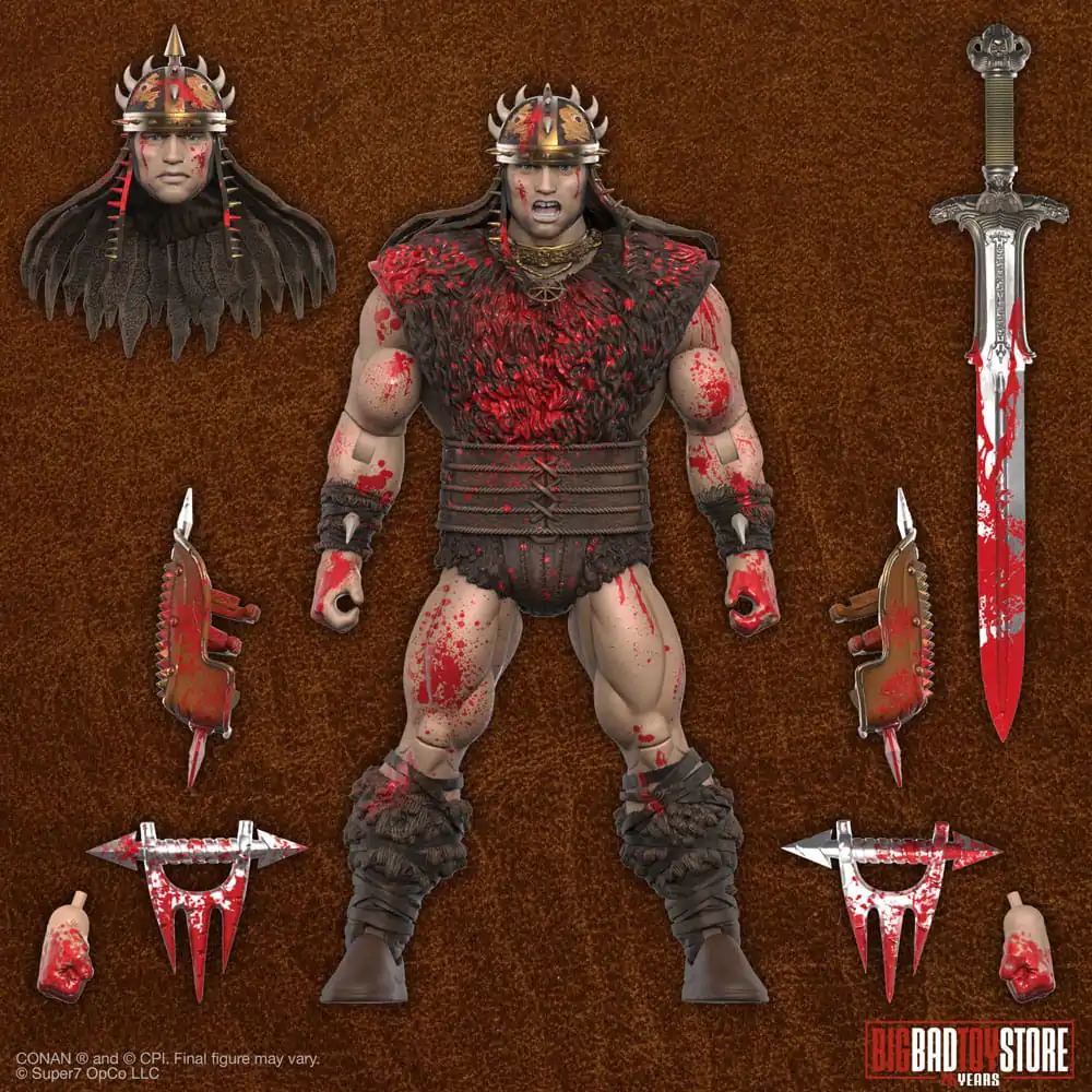 Conan the Barbarian Ultimates Conan Blood Soaked Pit Fighter akciófigura 18 cm termékfotó