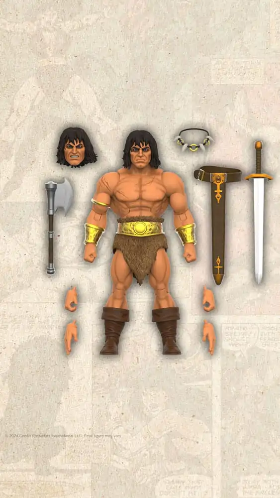 Conan the Barbarian Ultimates Conan The Barbarian akciófigura 18 cm termékfotó