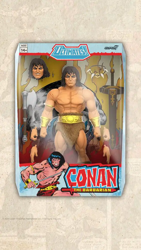 Conan the Barbarian Ultimates Conan The Barbarian akciófigura 18 cm termékfotó