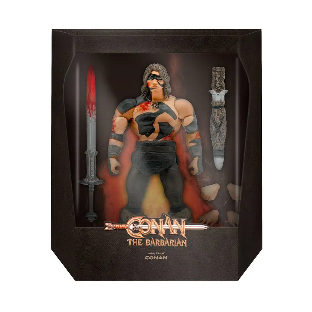 Conan the Barbarian Ultimates Conan War Paint Conan akciófigura 18 cm termékfotó