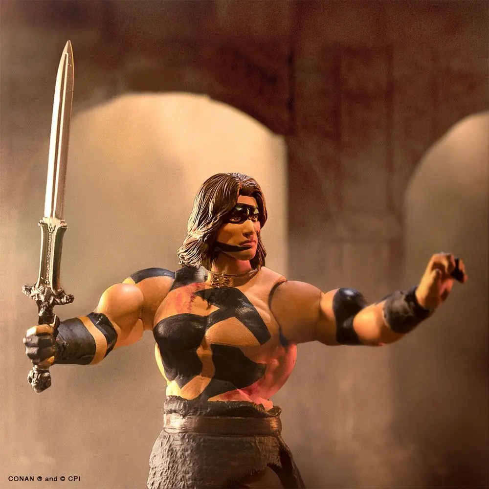 Conan the Barbarian Ultimates Conan War Paint Conan akciófigura 18 cm termékfotó