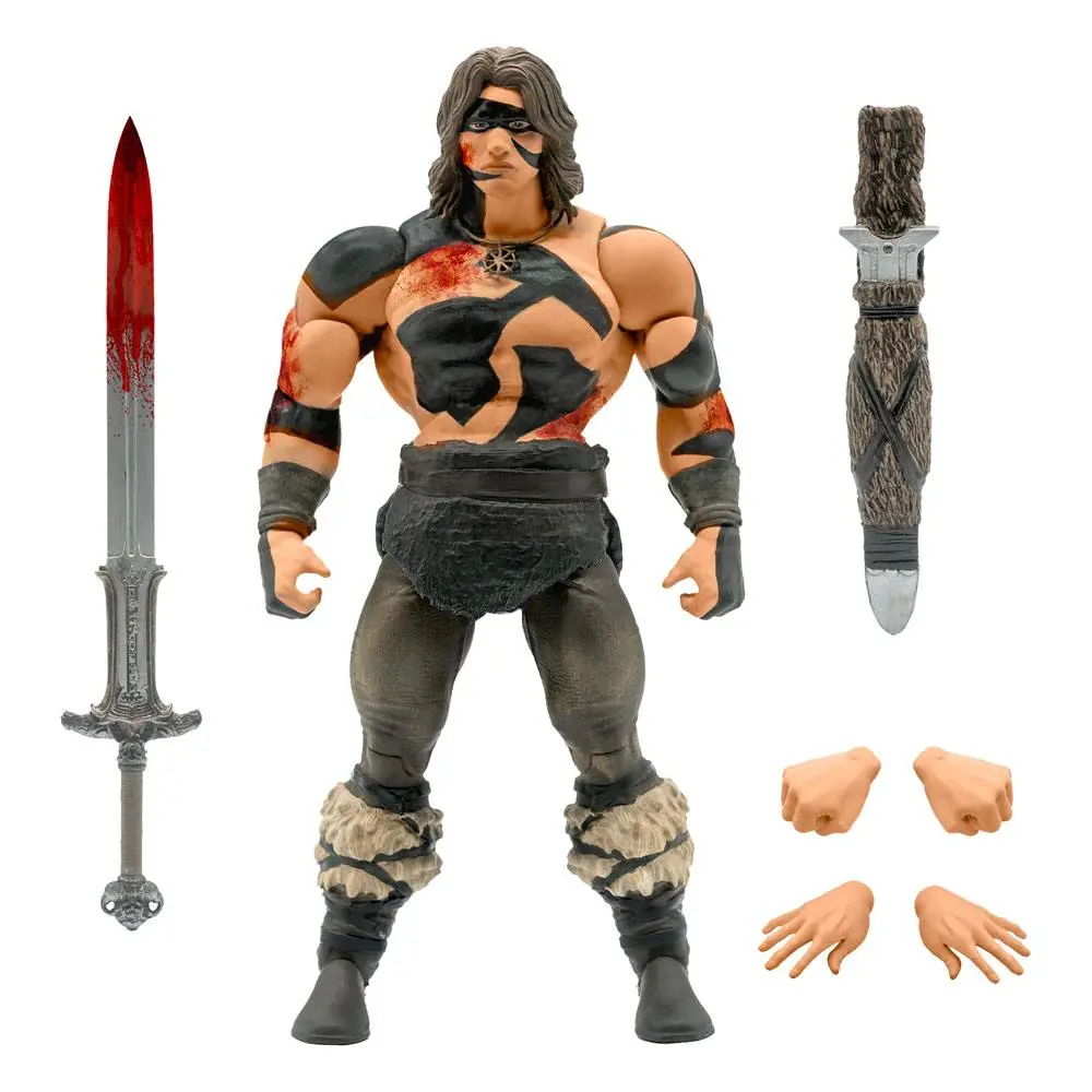 Conan the Barbarian Ultimates Conan War Paint Conan akciófigura 18 cm termékfotó