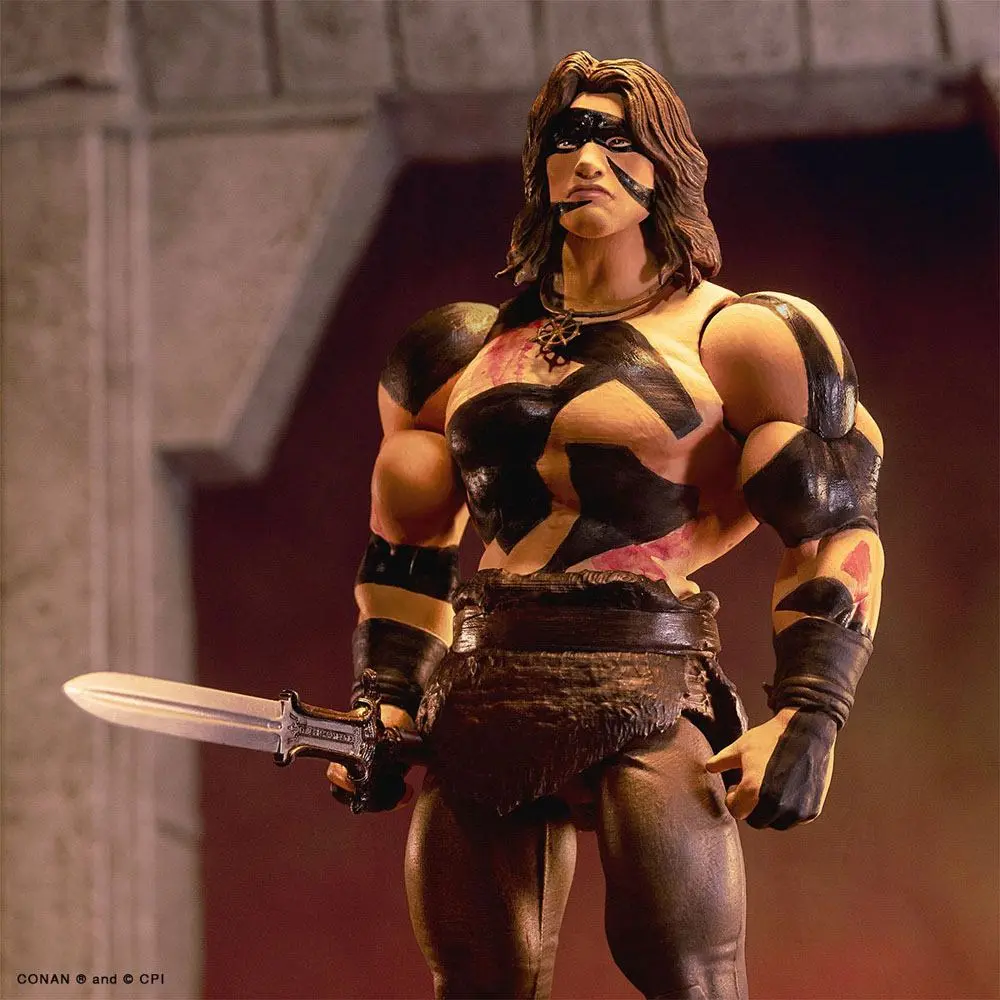 Conan the Barbarian Ultimates Conan War Paint Conan akciófigura 18 cm termékfotó