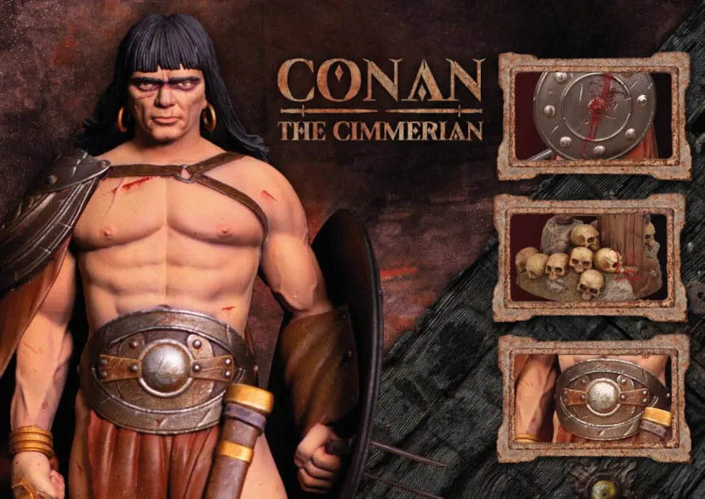 Conan The Cimmerian 1/10 Sanjulián PVC szobor figura 23 cm termékfotó