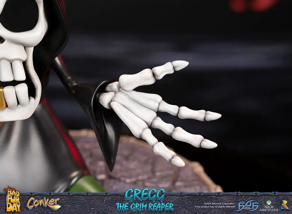 Conker: Conker's Bad Fur Day Gregg the Grim Reaper szobor figura 36 cm termékfotó
