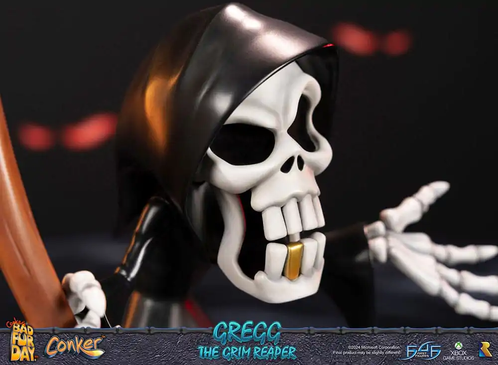 Conker: Conker's Bad Fur Day Gregg the Grim Reaper szobor figura 36 cm termékfotó