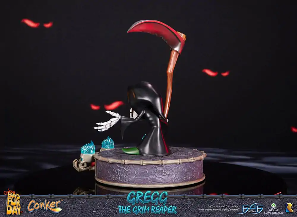 Conker: Conker's Bad Fur Day Gregg the Grim Reaper szobor figura 36 cm termékfotó