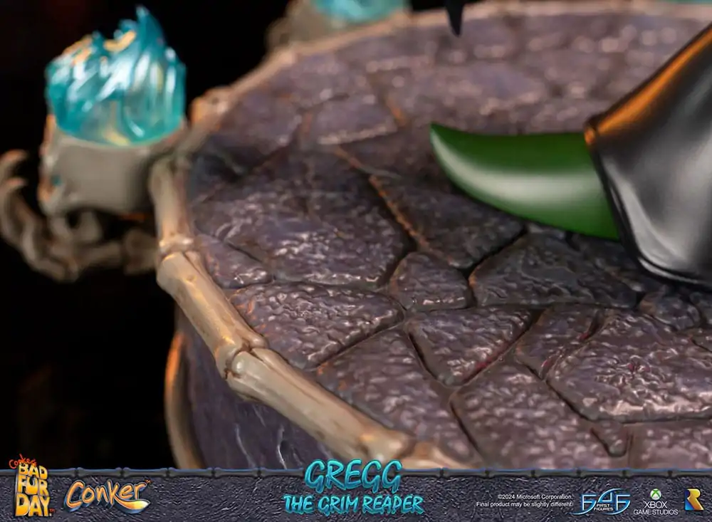 Conker: Conker's Bad Fur Day Gregg the Grim Reaper szobor figura 36 cm termékfotó