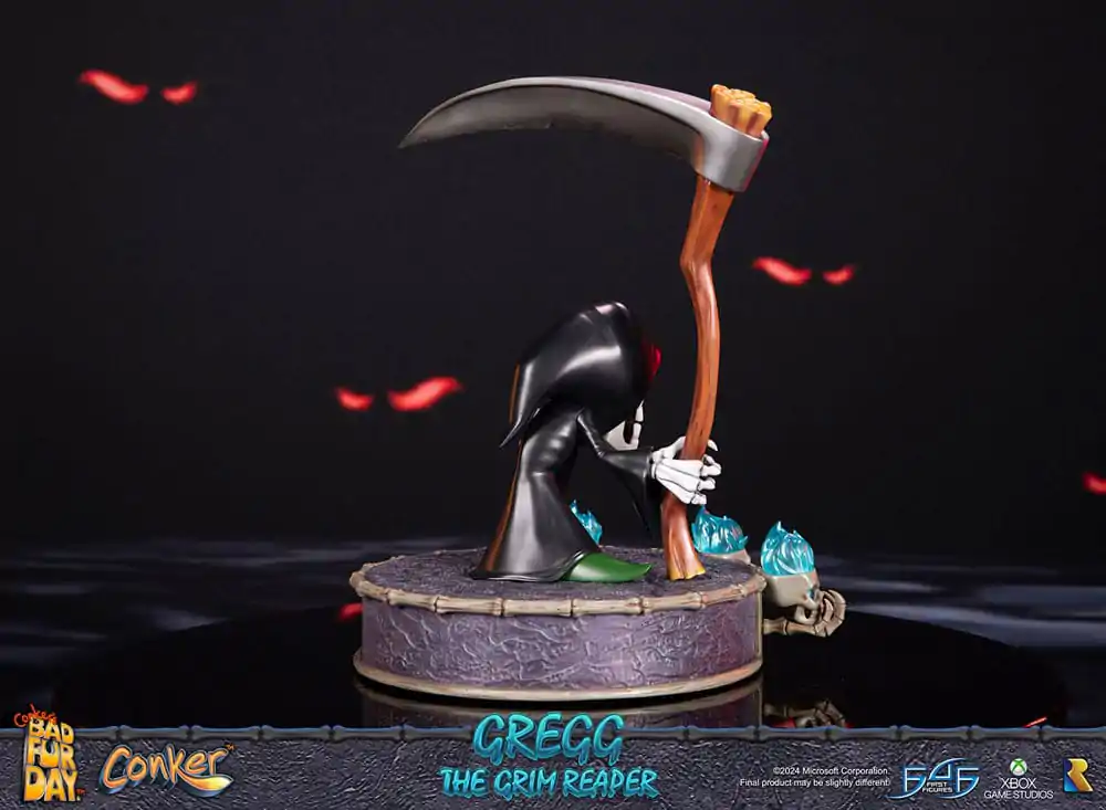 Conker: Conker's Bad Fur Day Gregg the Grim Reaper szobor figura 36 cm termékfotó
