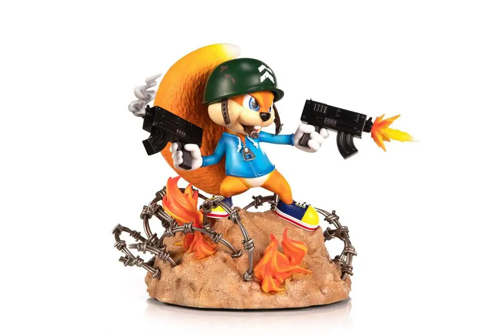 Conker: Conker's Bad Fur Day Soldier Conker szobor figura 33 cm termékfotó