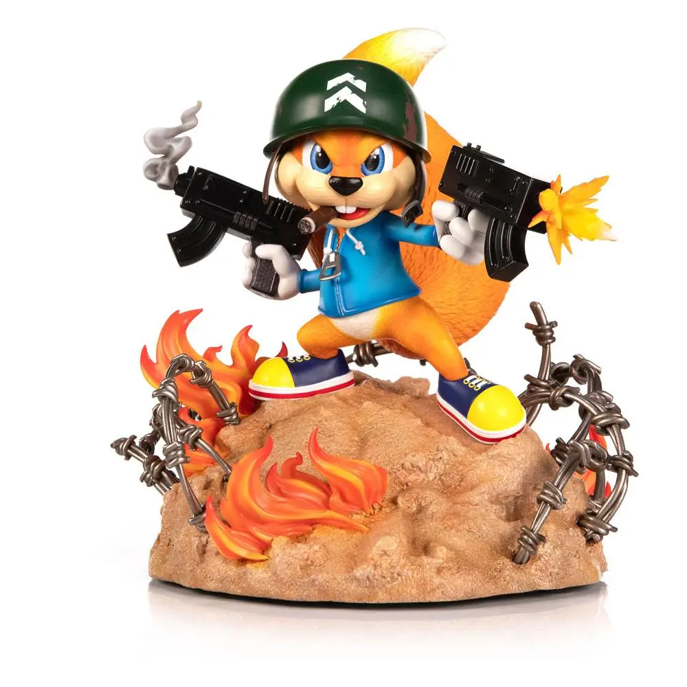 Conker: Conker's Bad Fur Day Soldier Conker szobor figura 33 cm termékfotó