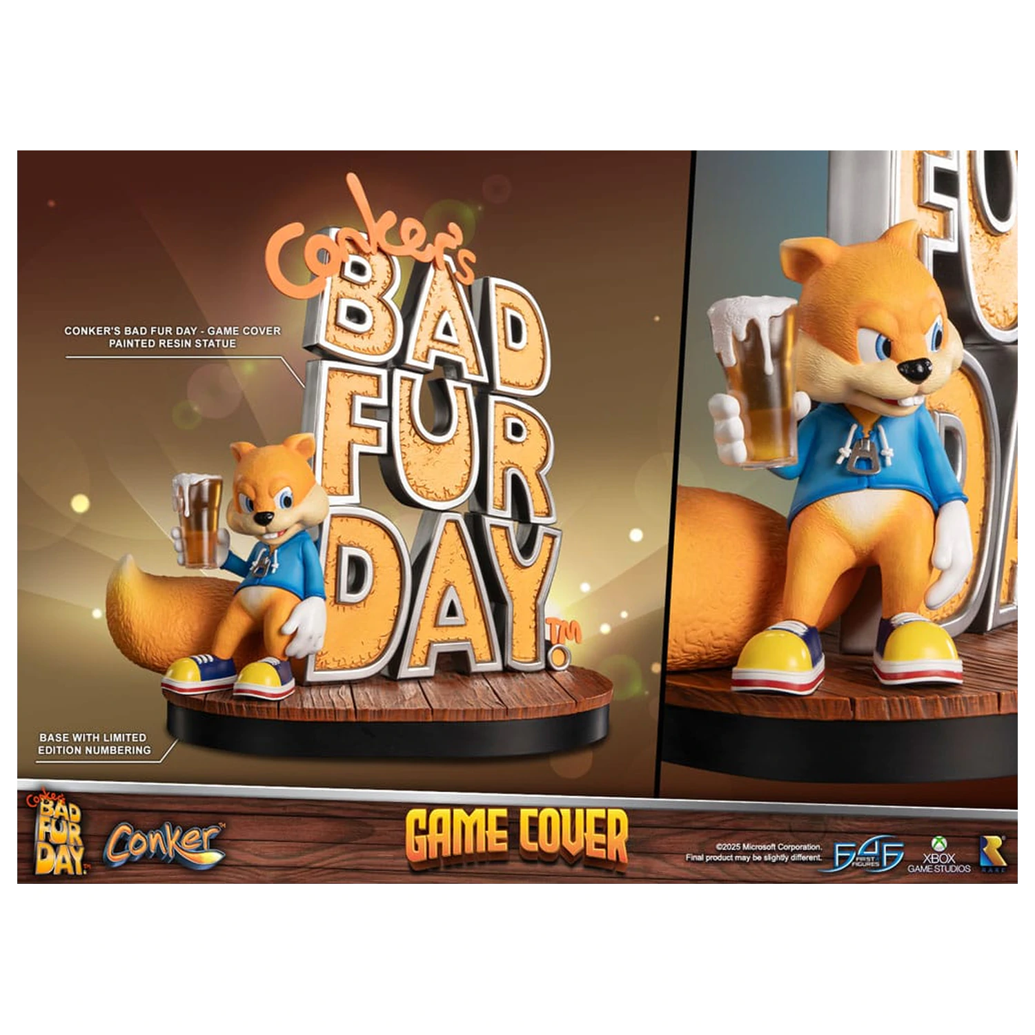 Conker´s Bad Fur Day Game Cover Exclusive Edition szobor figura 45 cm termékfotó