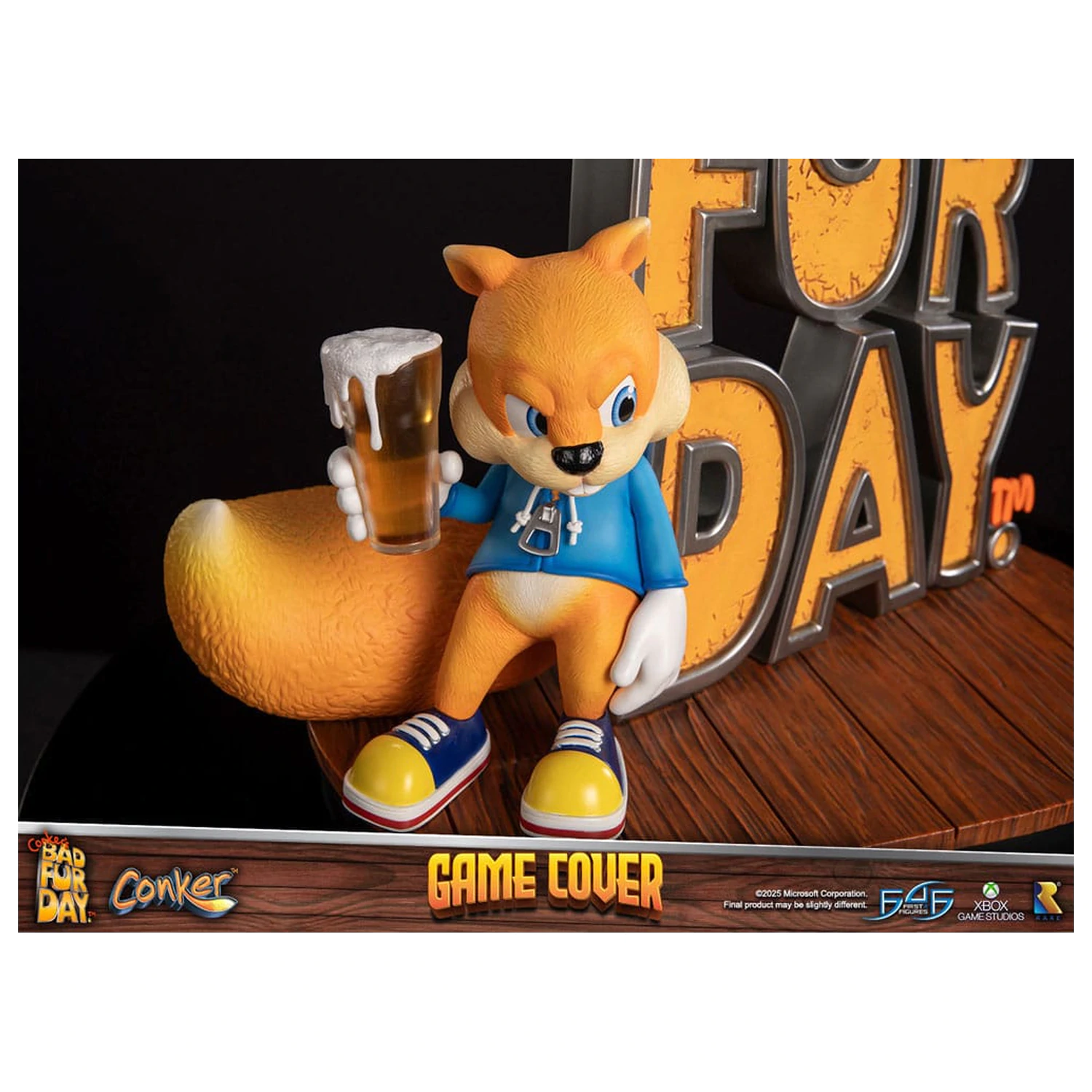 Conker´s Bad Fur Day Game Cover Exclusive Edition szobor figura 45 cm termékfotó