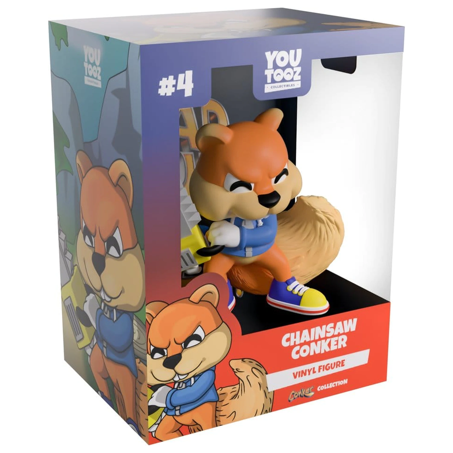 Conker’s Bad Fur Day Vinyl figura Chainsaw Conker 8 cm termékfotó
