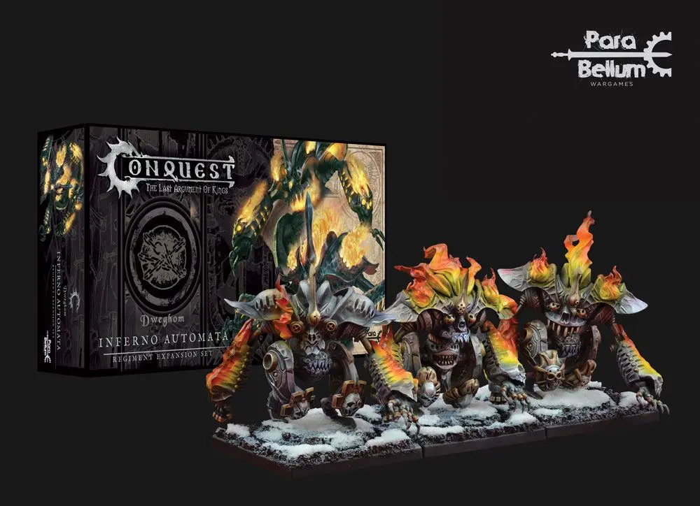 Conquest: The Last Argument of Kings Miniatures 3-Pack Dweghom: Inferno Automata termékfotó