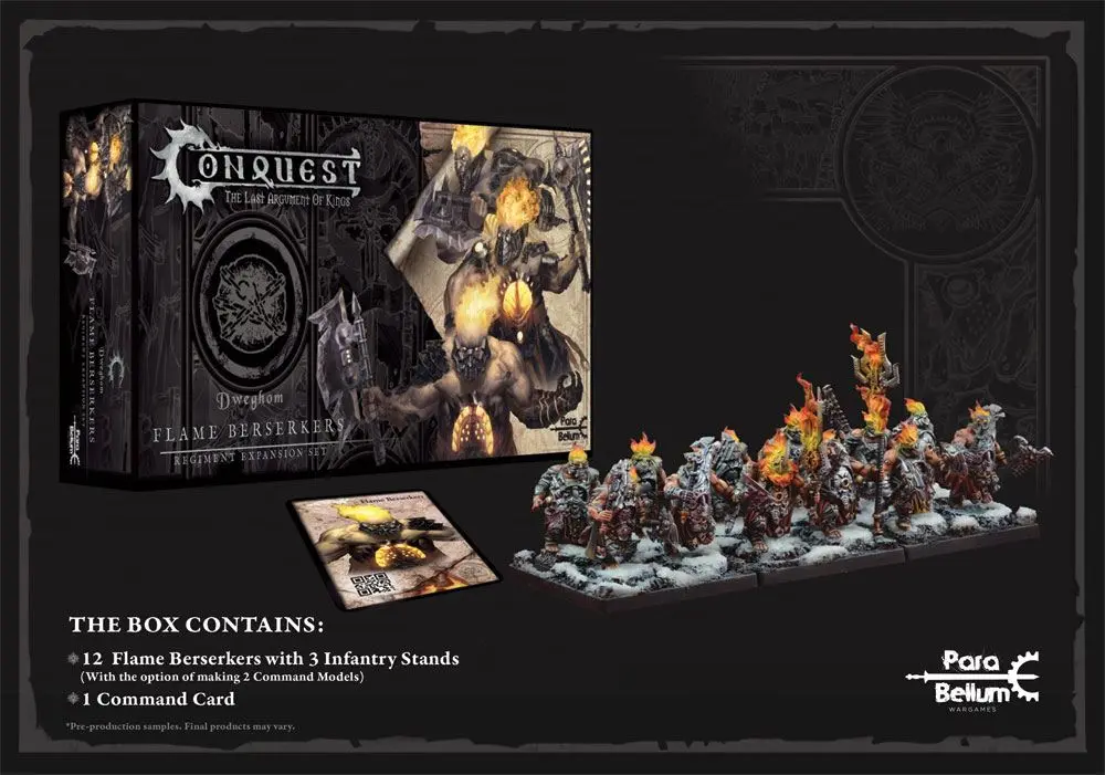 Conquest: The Last Argument of Kings Miniatures Dweghom: Flame Berserkers csomag termékfotó