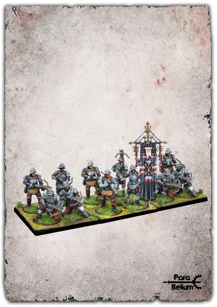 Conquest: The Last Argument of Kings Miniatures Hundred Kingdoms: Mercenary Crossbowmen Set termékfotó
