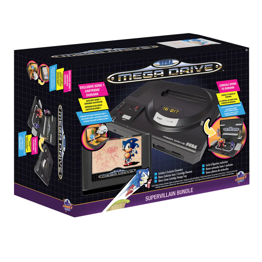 Console Heroes Sonic the Hedgehog Boss Level 1 Mega Drive dioráma szobor figura termékfotó