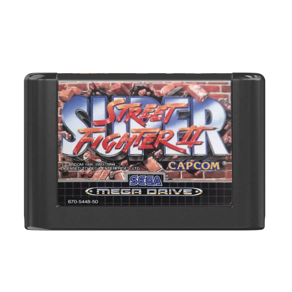 Console Heroes Street Figther Mega Drive dioráma szobor figura termékfotó