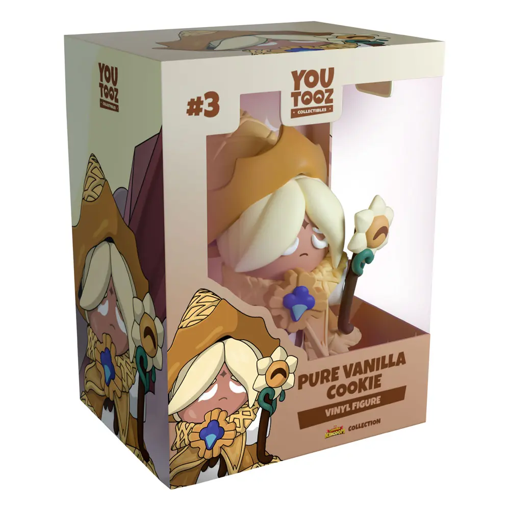 Cookie Run: Kingdom Pure Vanilla Cookie Vinyl figura 12 cm termékfotó