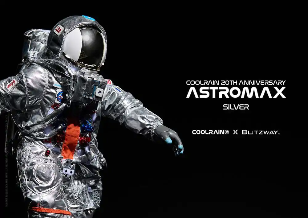 Coolrain Blue Labo Series 1/6 Astromax (Silver Version) akciófigura 32 cm termékfotó