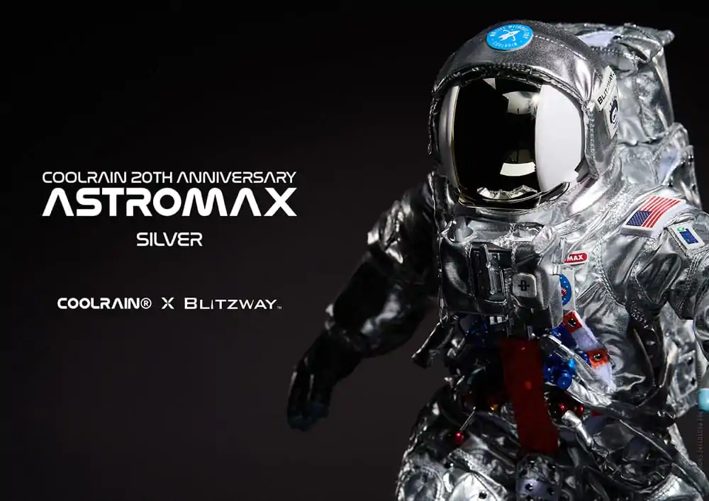 Coolrain Blue Labo Series 1/6 Astromax (Silver Version) akciófigura 32 cm termékfotó