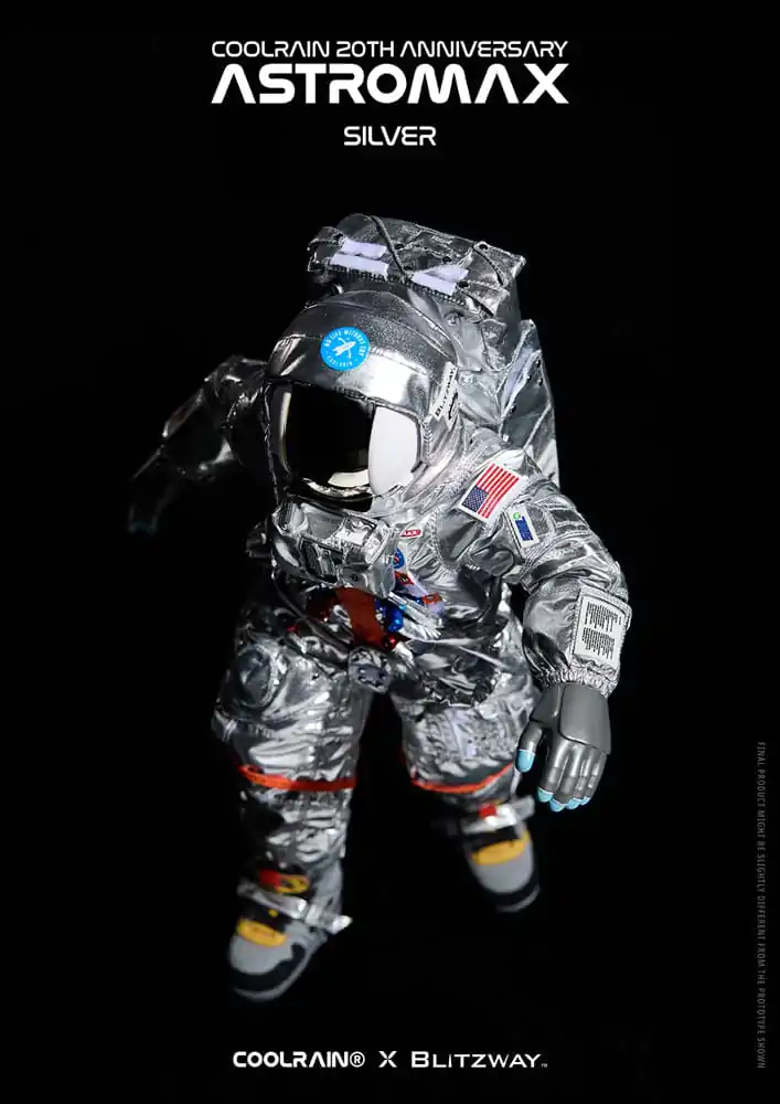 Coolrain Blue Labo Series 1/6 Astromax (Silver Version) akciófigura 32 cm termékfotó