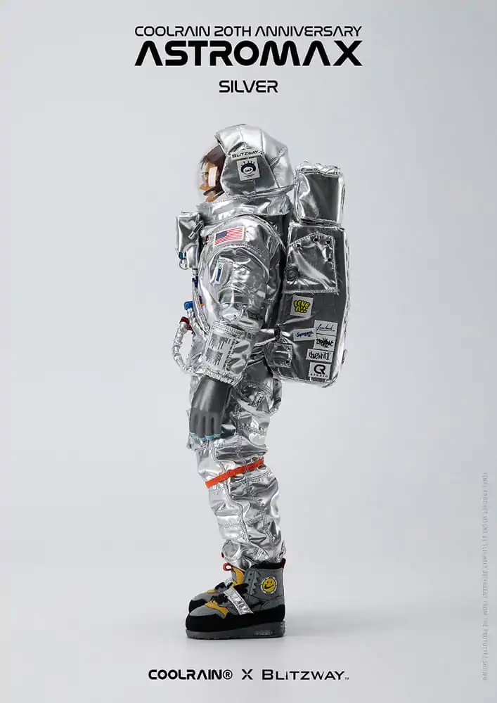 Coolrain Blue Labo Series 1/6 Astromax (Silver Version) akciófigura 32 cm termékfotó