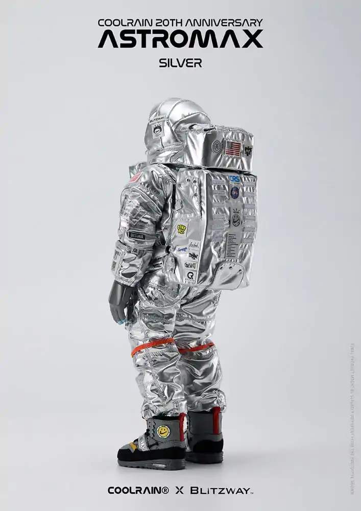 Coolrain Blue Labo Series 1/6 Astromax (Silver Version) akciófigura 32 cm termékfotó