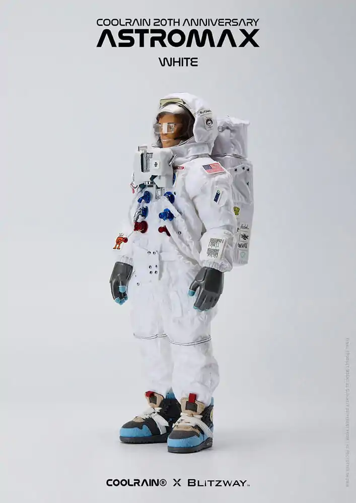 Coolrain Blue Labo Series 1/6 Astromax (White Version) akciófigura 32 cm termékfotó