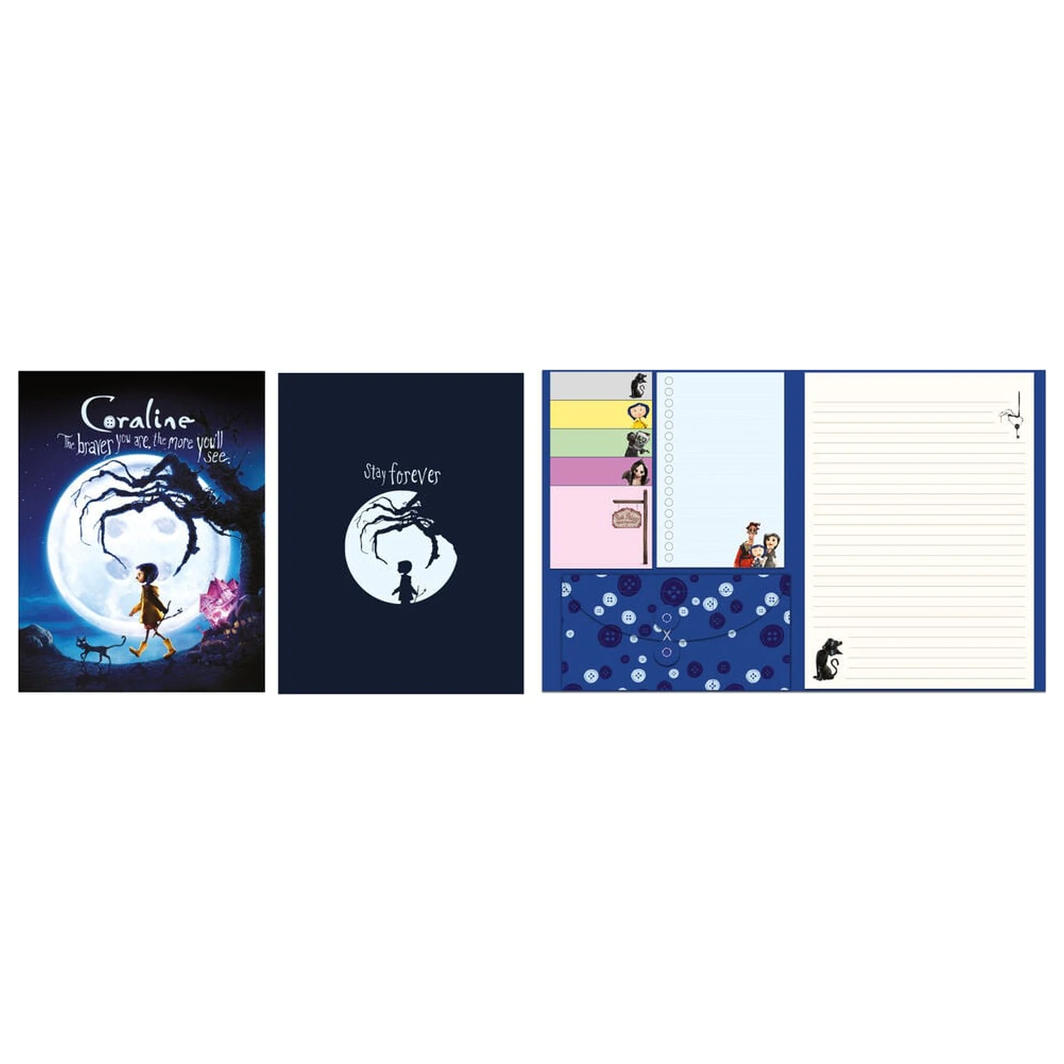 Coraline Other World jegyzettömb csomag termékfotó