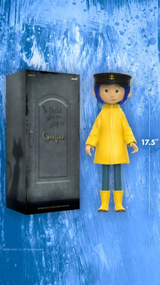 Coraline Supersize Vinyl Action Figure Coraline with Hat (Button Eyes) 40 cm termékfotó