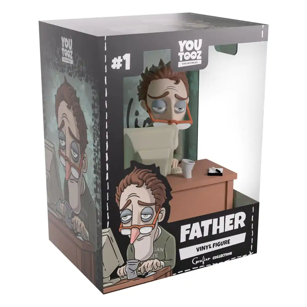 Coraline Vinyl figura Father 12 cm termékfotó