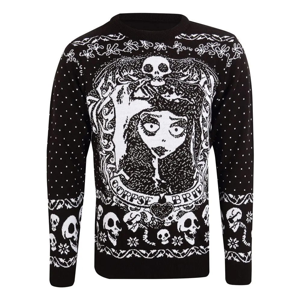 Corpse Bride Bride Skulls karácsonyi pulóver termékfotó